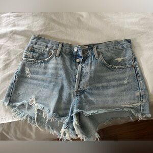 AGOLDE parker vintage cut off short